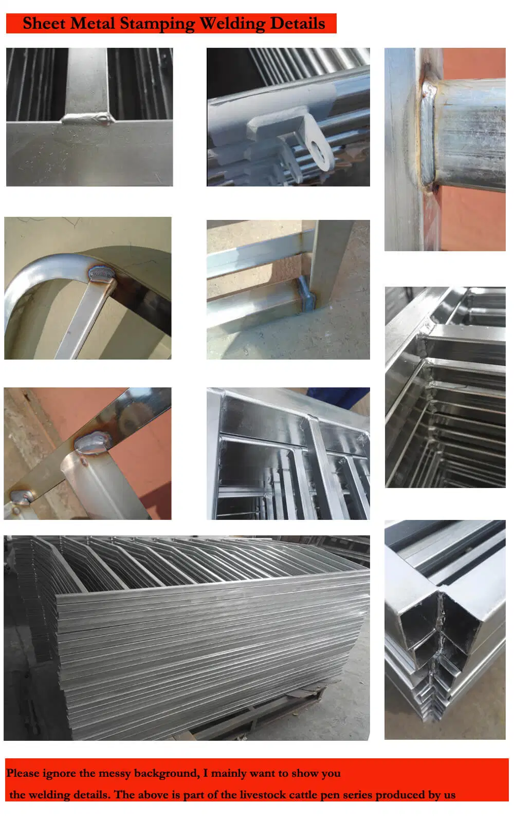 Hot Dipped Galvanized Weld-on Hinge /Latches/ Clips Farm Gate Cattle-Yard Cattle Yard Components Panel